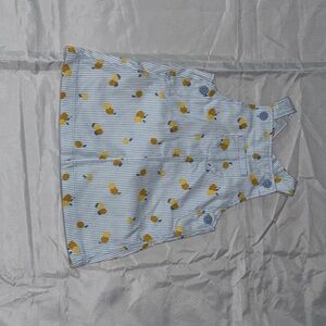 Carter's Striped Dress with Blue and Yellow Floral Accents